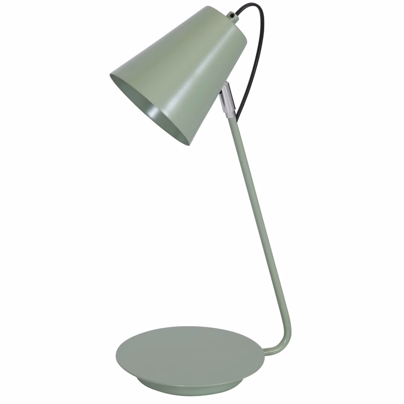 Lampa biurkowa Luminex Desk Lamp zielony mat 1 x E27 x 15W IP20 wym: 42 x 23 x 18 cm metal – 1 szt.