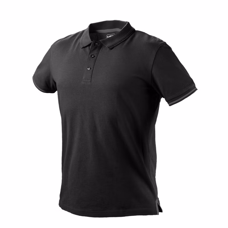 Koszulka polo Denim 100% bawełna M czarna 1 szt.