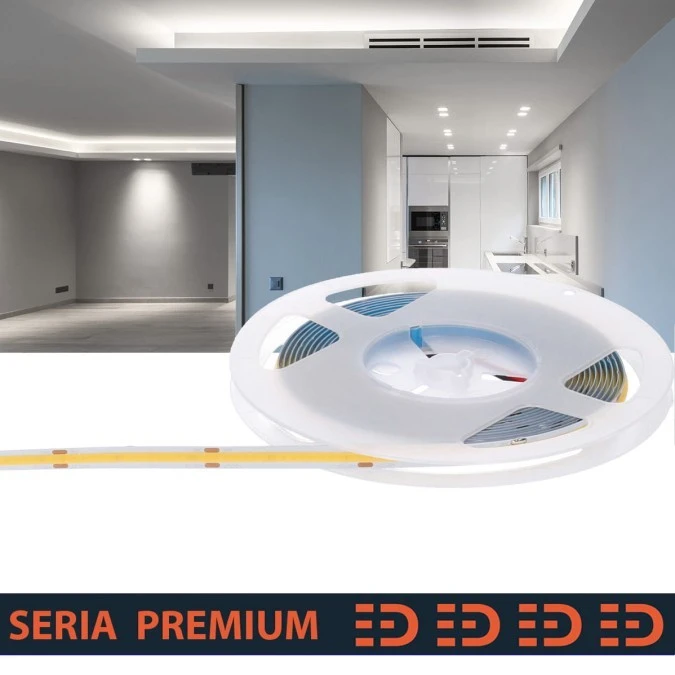 Taśma Premium 12V COB 528led 6500K 1400lm Ra90 (5)