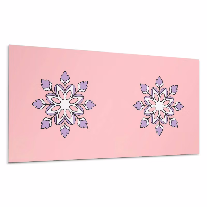 Kafelki samoprzylepne Wallfluent 60×30 cm Mandala z kwiatowym motywem 6 szt.