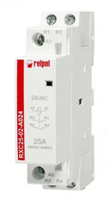 Stycznik instalacyjny 250 V AC 25 A 24 V AC 2617013 RXC25‑02‑A024