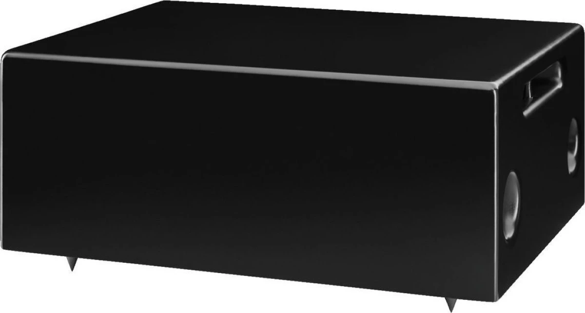 Subwoofer naścienny PA, 2 x 60W, czarny ESUB‑6W/SW