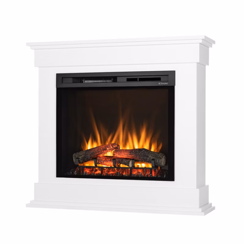Kominek elektryczny Warmtec Lenox 28″ XHD 1400W funkcja ogrzewania LED biały mat 1 szt.