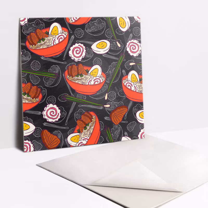 Kafelki samoprzylepne Tulup 30×30 cm Zupa ramen 9 szt.