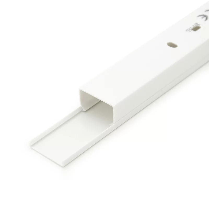 Korytko kablowe CanaLux CNL-C-25016-70, kanał elektroinstalacyjny 25x16mm z pokrywą 140 mb, białe, 70 szt.