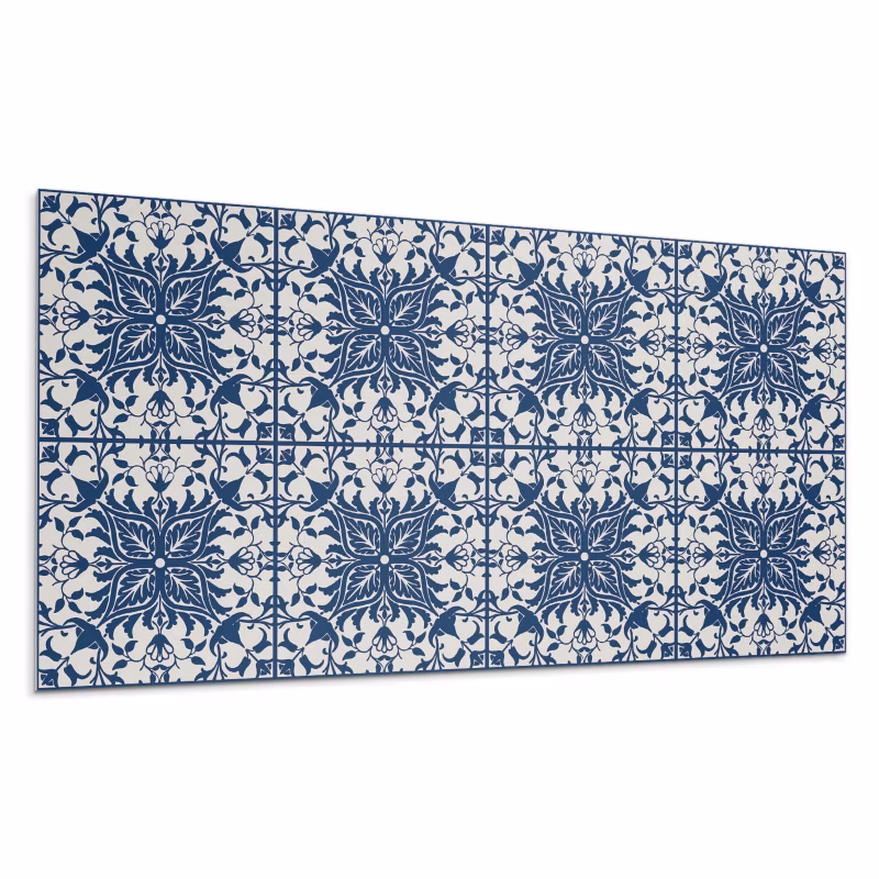 Kafelki samoprzylepne Wallfluent 60×30 cm Motyw roślinny z liśćmi 6 szt.