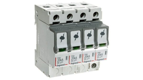 Ogranicznik przepięć Typ T2 4P 20kA 1,2kV ON 300 TT, TN (TNC, TNS) 412223