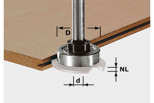 Trzpień frezars S8 1,5-5 KL28 Festool 499804