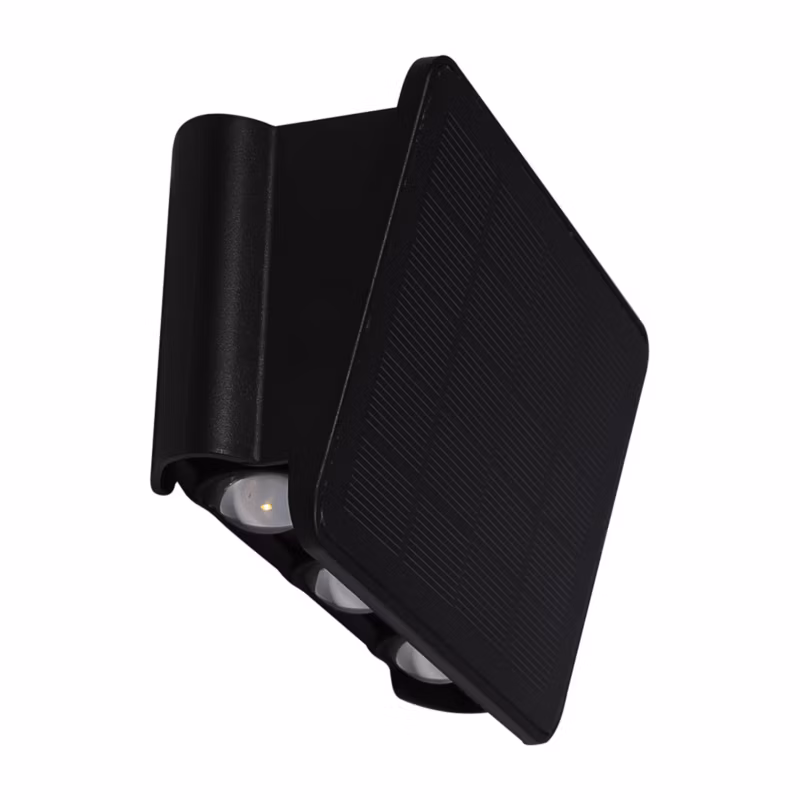 Kinkiet solarny z czujnikiem Eko-Light Alf czarny LED 2W 3000K 50lm IP54 wym: 11,2 x 16,9 x 6,4 cm aluminium – 1 szt.