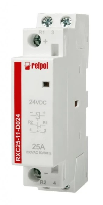 Stycznik instalacyjny 250 V AC 25 A 24 V DC 2617079 RXC25‑11‑D024