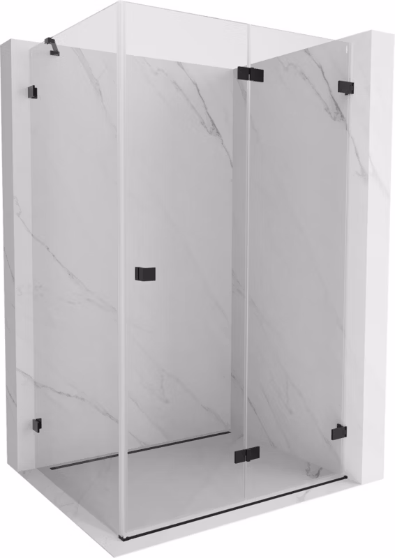 Kabina prysznicowa Mexen Lunar-F czarna 100×80 cm 836-100-080-70-00-P 1 szt.