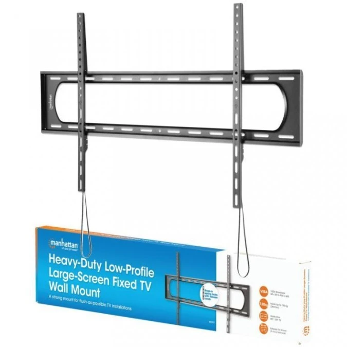 uchwyt ścienny TV 60‑120 Cali LED/LCD 120kg slim blokada 461917