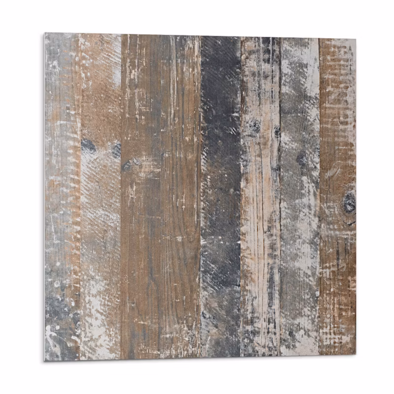 Kafelki samoprzylepne Wallfluent 20×20 cm Rustykalne deski w harmonijnym stylu 20 szt.