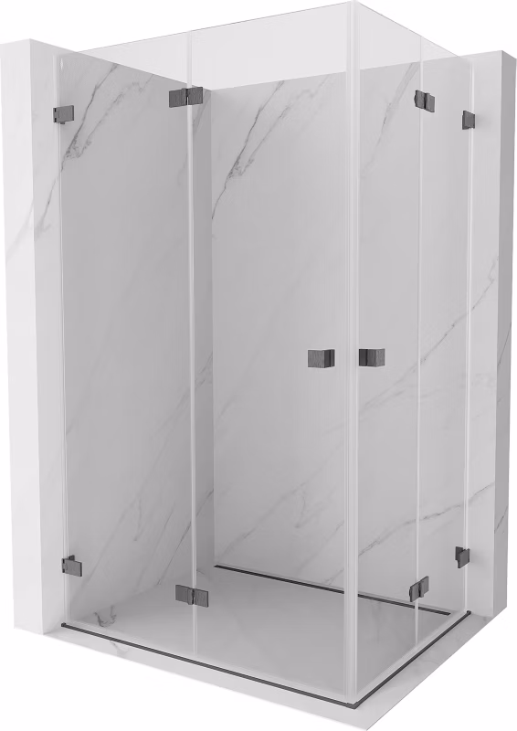 Kabina prysznicowa Mexen Lunar-F gun gray 95×85 cm 1 szt.