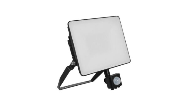Projektor LED z czujnikiem ruchu FLUXI MC 50W 6000lm 4000K IP65 Czarny 5 Lat Gwarancji 23848-5