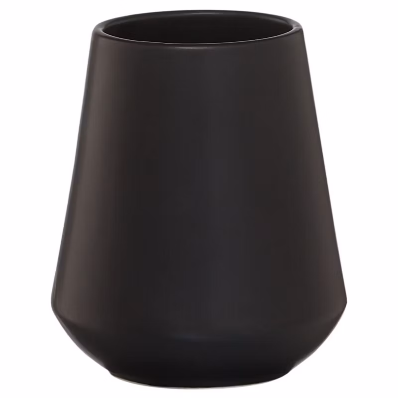 Kubek do mycia zębów Sealskin Conical czarny, stożkowaty kształt – 1 szt.