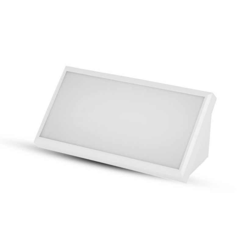 Kinkiet ścienny zewnętrzny V-TAC biały LED 20W 6400K 2045lm IP65 wym: 17 x 31,9 x 11,4 cm tworzywo sztuczne – 1 szt.