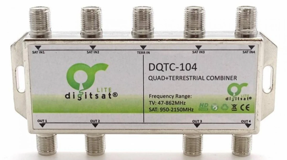 Sumator antenowy SAT Quad zew. DigitSat DQTC‑104 03988