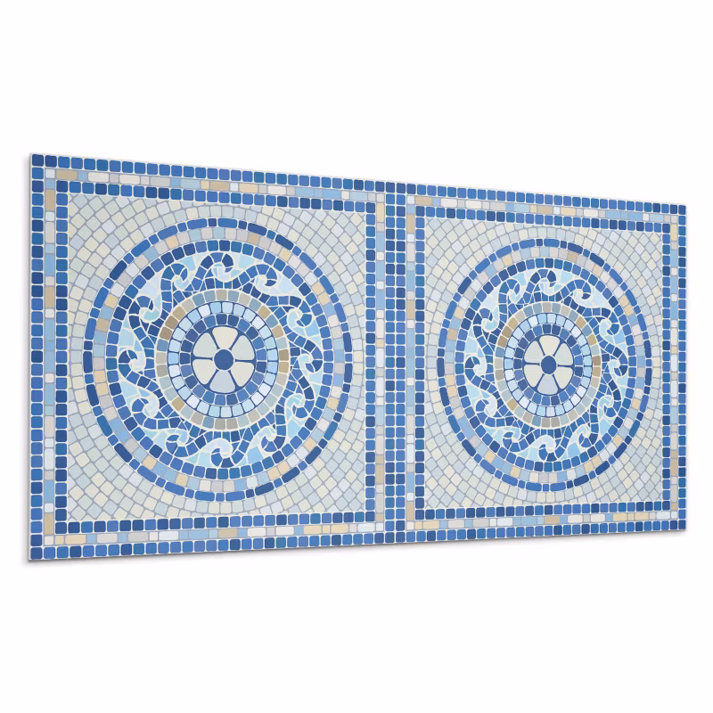 Kafelki samoprzylepne Wallfluent 60×30 cm Wzór mozaikowy inspirowany niebem 6 szt.