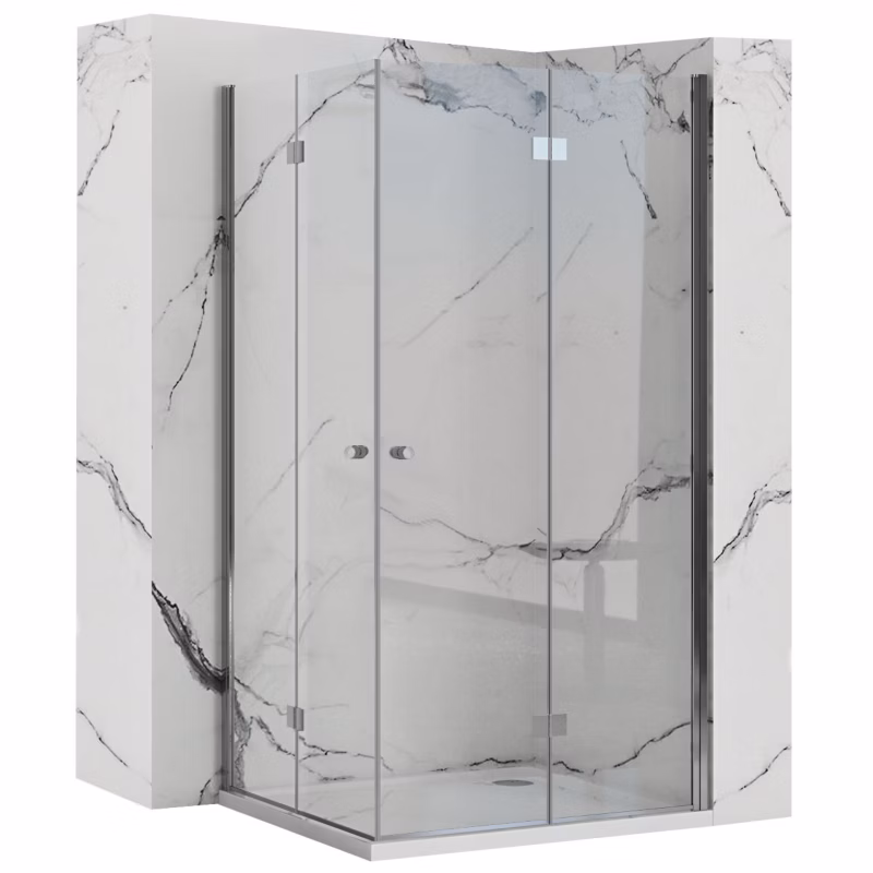Kabina Prysznicowa Składana Rea Fold N2 Modułowa Chrome 110X120X190Cm 1 Szt