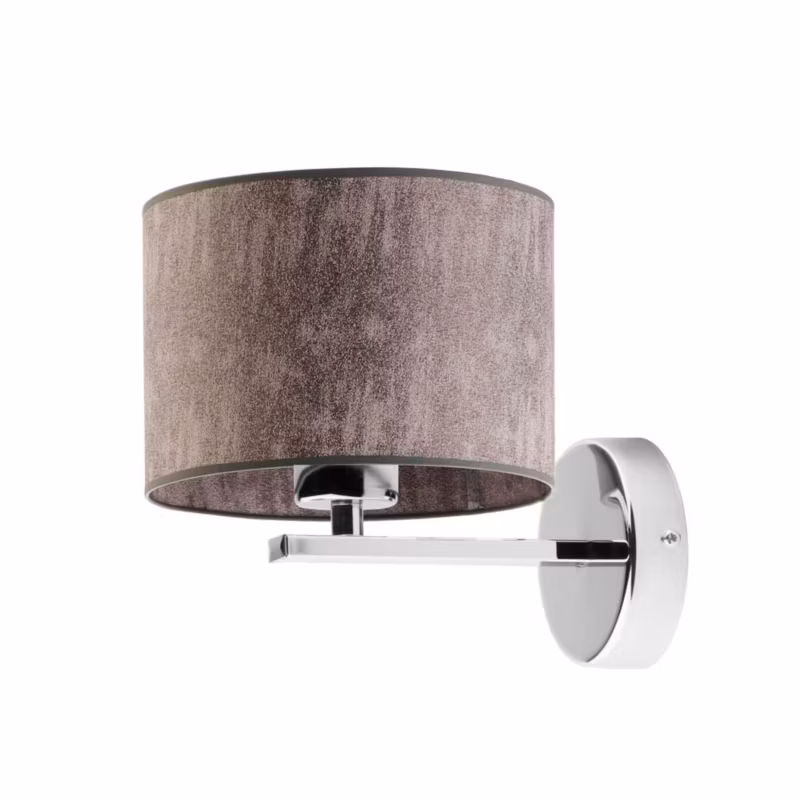 Kinkiet Volta Light Factory Simple Chrom/Beton Abażur 1xE27 1szt.