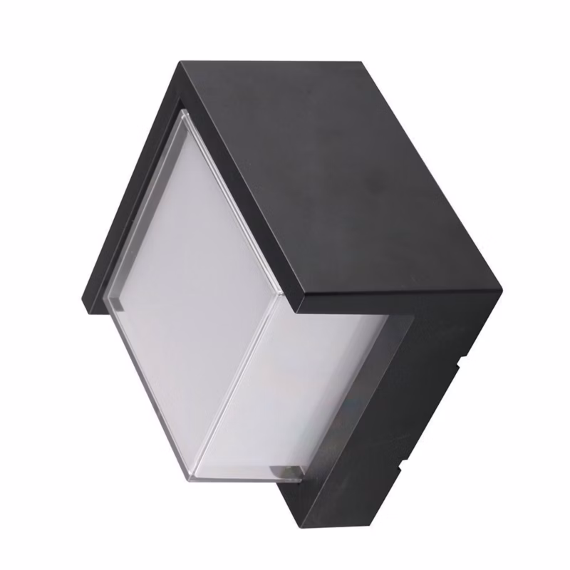 Kinkiet ścienny zewnętrzny V-TAC czarny LED 12W 4000K 1160lm IP65 wym: 16 x 16 x 10 cm tworzywo sztuczne – 1 szt.