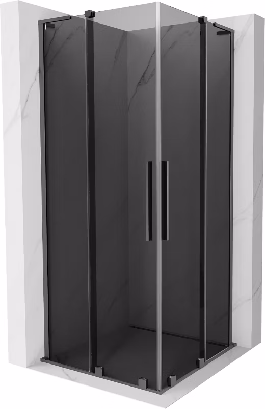 Kabina prysznicowa Mexen Velar L Duo rozsuwana 100 x 100 cm grafit gun metal 1 szt.