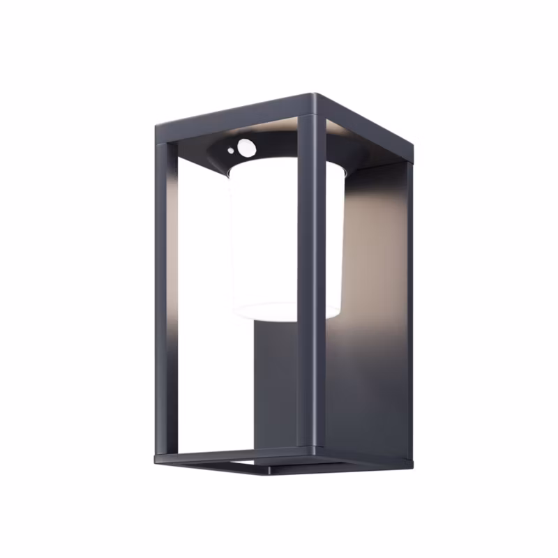 Kinkiet solarny z czujnikiem Maytoni Shatter grafitowy LED 2W 3000K 150lm IP54 wym: 24 x 14,5 x 15,6 cm aluminium – 1 szt.