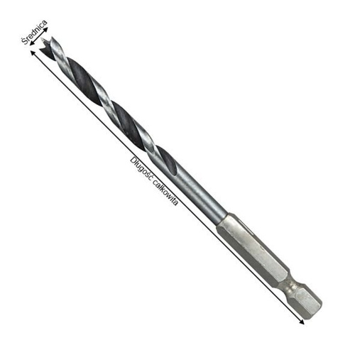 Wiertło do drewna 3 mm, 6K 1/4″ D-15861 Makita
