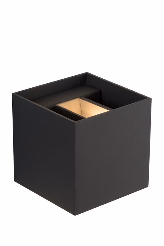Kinkiet ścienny Lucide Xio czarny 1 x G9 x 4W IP20 wym: 9,7 x 9,7 x 9,7 cm – 1 szt.