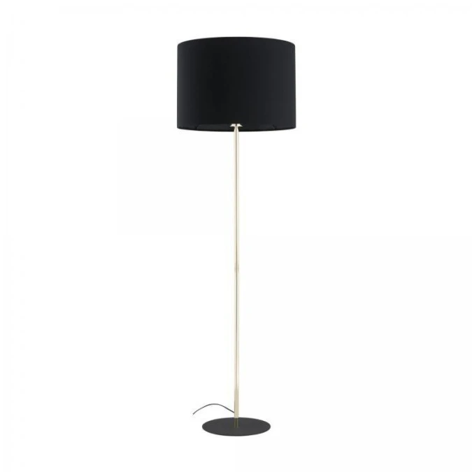 Stylowa lampa podłogowa z czarnym abażurem UMBERTO E27 16029 TK Lighting