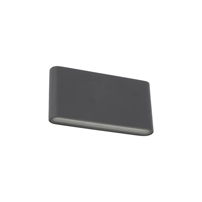 Kinkiet zewnętrzny Tk Lighting Arwena M ogrodowy płaski grafitowy szary LED Ip 54 – 1szt.