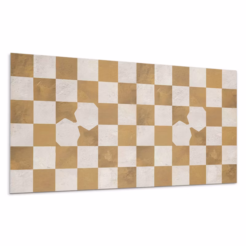 Kafelki samoprzylepne Wallfluent 60×30 cm Dynamiczny motyw szachownicy 6 szt.