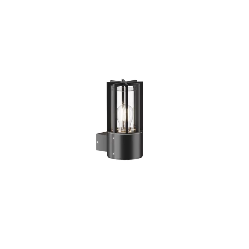 Kinkiet ścienny zewnętrzny Maytoni Barrel grafitowy 1 x E27 x 15W IP54 wym: 25 x 12 x 15,5 cm – 1 szt.
