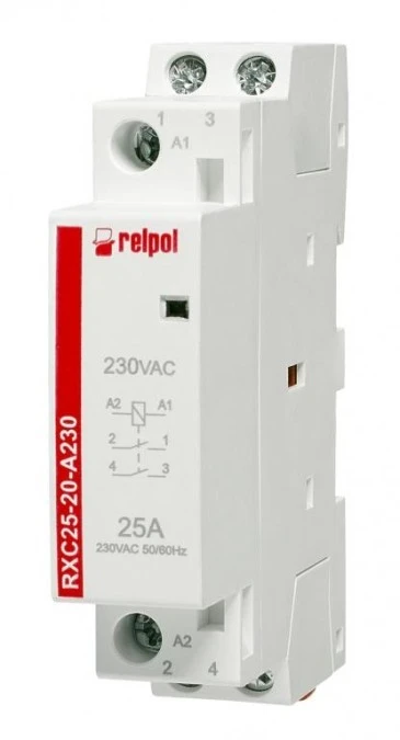 Stycznik instalacyjny 250 V AC 25 A 230 V AC 2617016 RXC25‑20‑A230