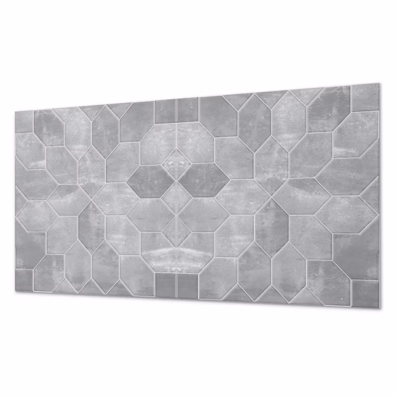 Komplet Kafelków PCV ArtPrintCave 60×30 cm Wzór heksagonalny w mozaice 6 szt.