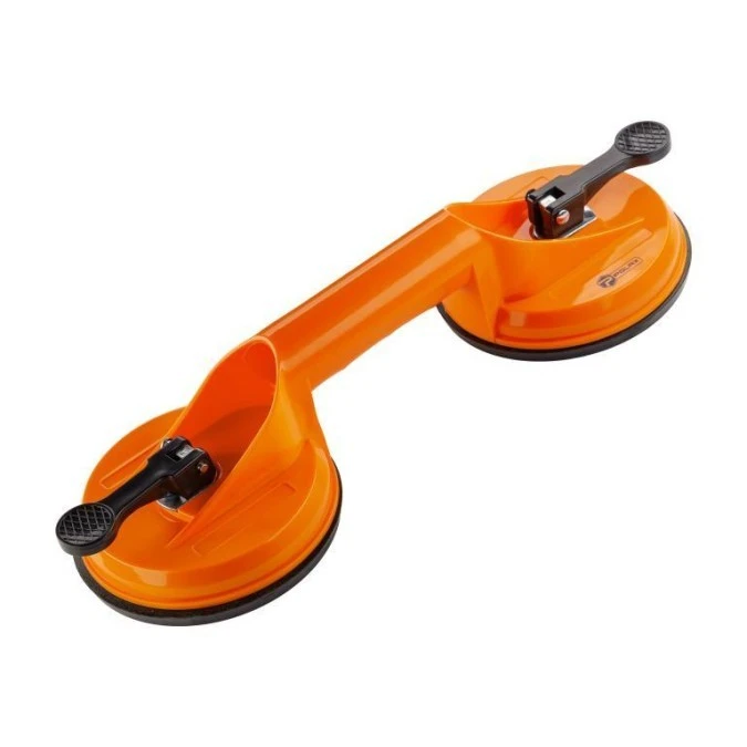 Uchwyt‑przyssawka do szyb podwojna Polax 115mm, max 70 kg (37‑187)