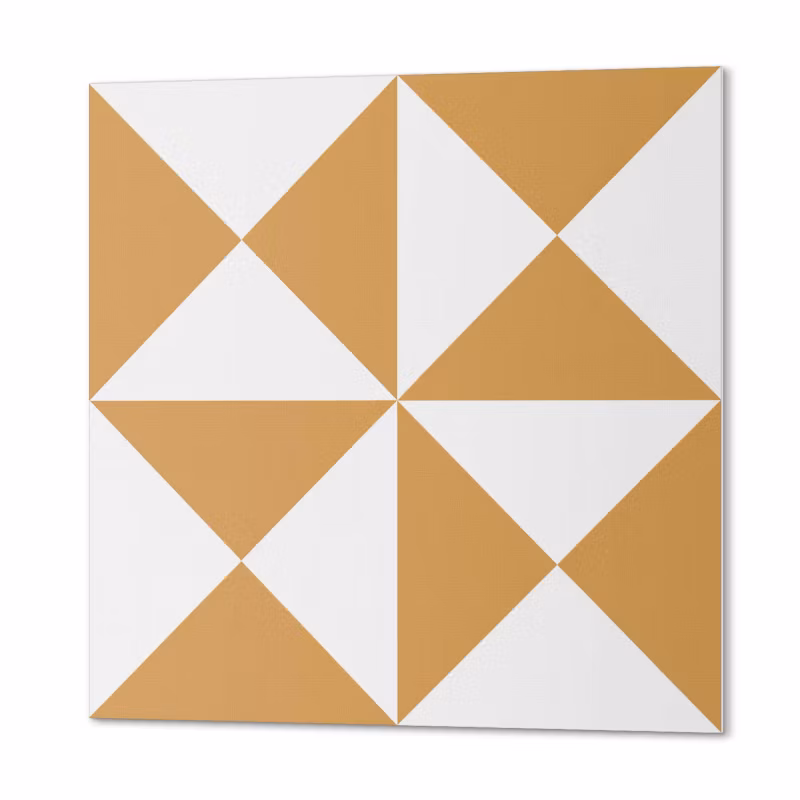 Komplet Kafelków PCV ArtPrintCave 20×20 cm Geometryczny wzór trójkątów 20 szt.
