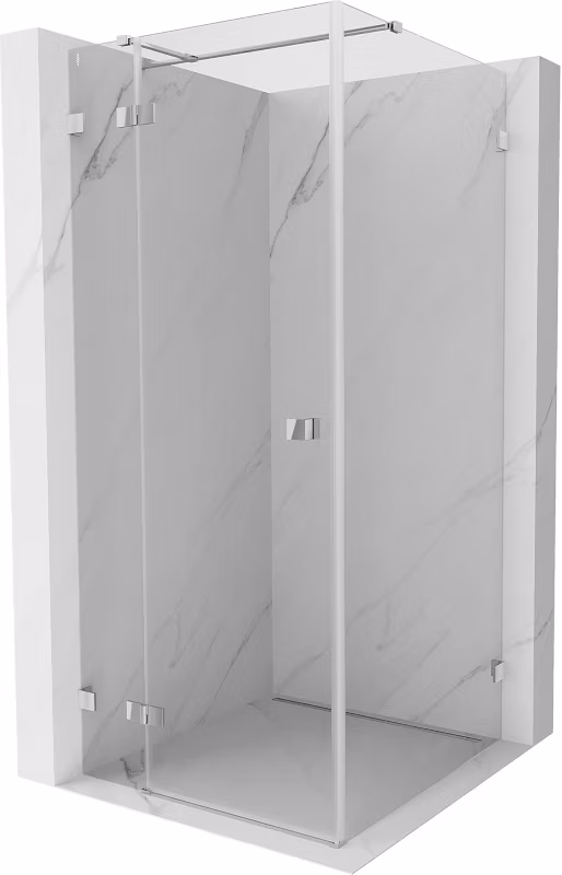Kabina prysznicowa Mexen Lunar T chrom transparent 120×120 cm 834T-120-120-01-00-L 1 szt.