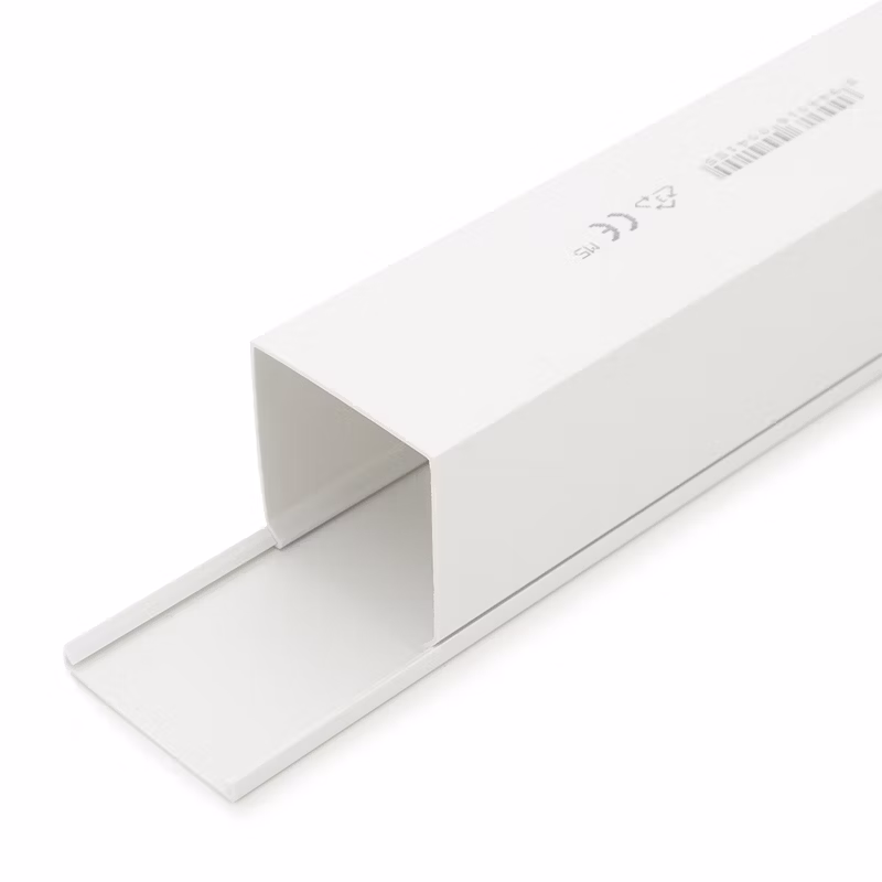 Korytko kablowe CanaLux CNL-C-60060-16, kanał elektroinstalacyjny 60x60mm z pokrywą 32 mb, białe, 16 szt.
