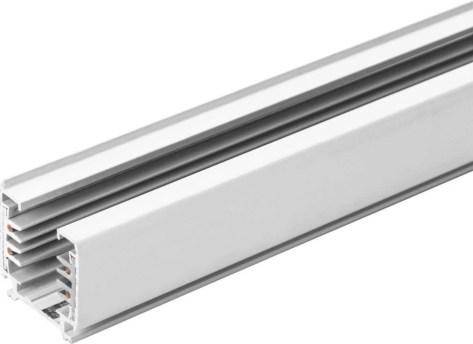 Szynoprzewód IP20 3‑fazowy aluminiowy biały TRACK PROFILE 4W WHITE 2000mm GXTR007