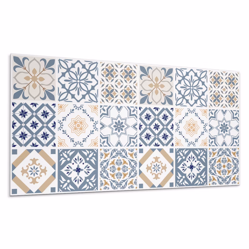 Kafelki samoprzylepne Wallfluent 60×30 cm Kratkowe wzory mozaikowe w nowoczesnym wydaniu 6 szt.
