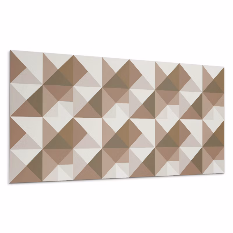 Kafelki samoprzylepne Wallfluent 60×30 cm Wzór trójkątny w minimalistycznym wydaniu 6 szt.