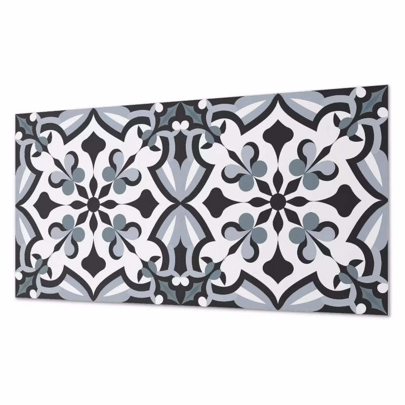Komplet Kafelków PCV ArtPrintCave 60×30 cm Stylowy wzór roślinny 6 szt. 4070095670156