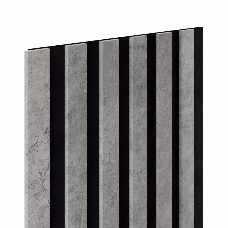 Lamel ścienny na czarnym filcu 6L Marbet Design WOODLINE SLIM 270×30 cm Loft 1 szt.