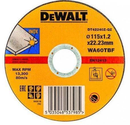 Tarcza do metalu INOX DT42240Z DeWalt