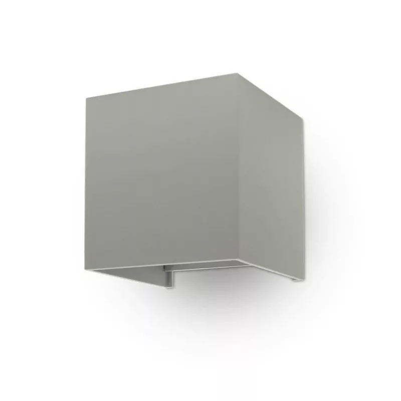 Kinkiet V-TAC 759 szary LED 5W 4000K 700lm IP65 wym: 10 x 10 x 10 cm – 1 szt.