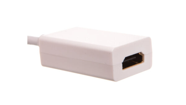 Adapter mini DisplayPort 1.1 – HDMI 0,1m biały 51729