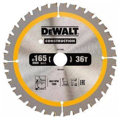 Tarcza do drewna do pilarek ręcznych DT1950 DeWalt