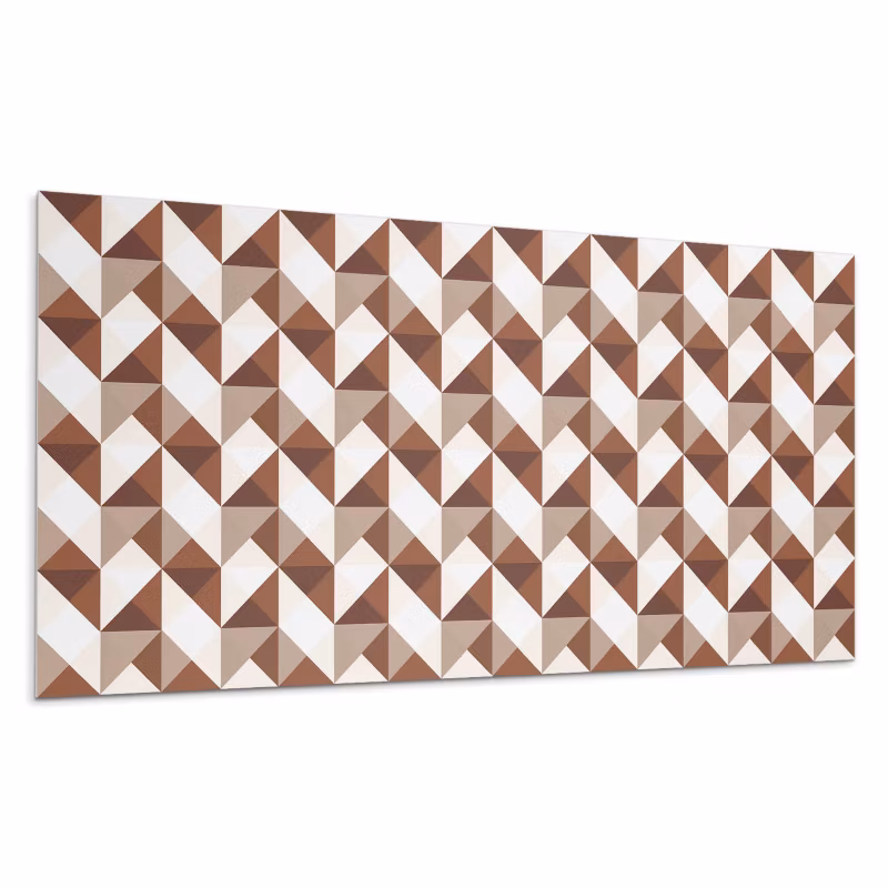 Kafelki samoprzylepne Wallfluent 40×20 cm Wzór trójkątów w minimalistycznym wydaniu 10 szt.
